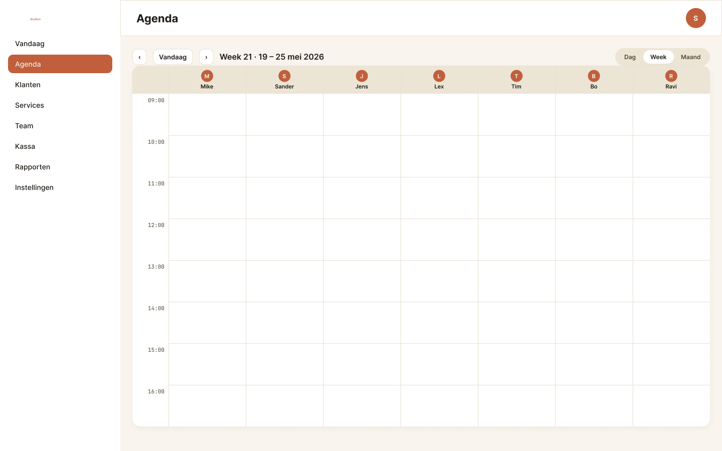 Boekem web-agenda